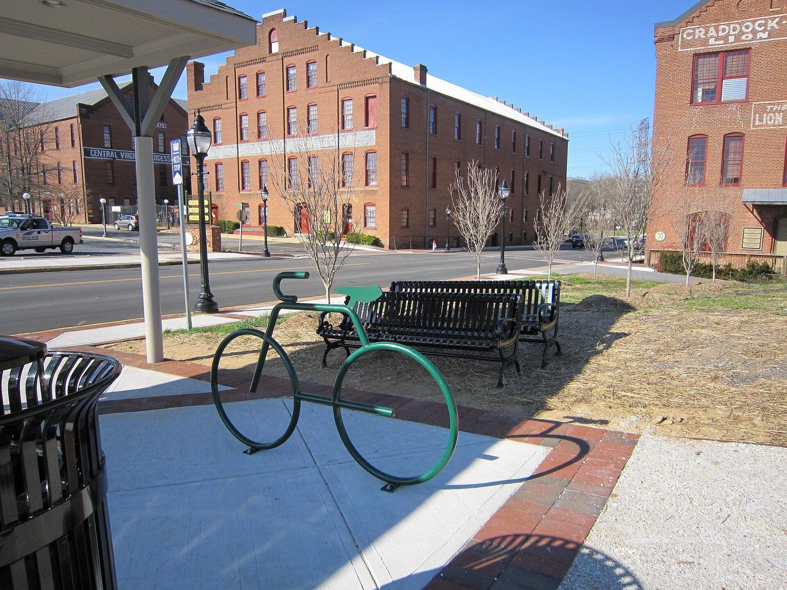 Downtown Farmville streetscape